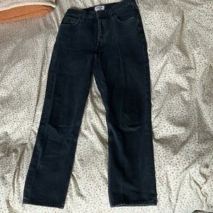 Agolde Riley Crop Dk Blue sz 27